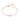 YOUNG BY DILYS' Celestial Eye Pink Sapphire Chain Bracelet in 18KRG