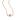 YOUNG BY DILYS' Celestial Eye Black Diamond Necklace with Diamond Trim in 18K Rose Gold