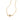 YOUNG BY DILYS' Celestial Eye Black Diamond Necklace with Diamond Trim in 18K Yellow Gold