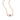 YOUNG BY DILYS' Celestial Eye Blue Sapphire Necklace with Diamond Trim in 18K Rose Gold