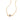 YOUNG BY DILYS' Celestial Eye Blue Sapphire Necklace with Diamond Trim in 18K Yellow Gold