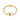 YOUNG BY DILYS' Celestial Eye Fancy Brown Diamond Ring with Diamond Trim in 18K Yellow Gold