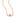YOUNG BY DILYS' Celestial Eye Fancy Brown Diamond Necklace with Diamond Trim in 18K Rose Gold
