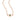 YOUNG BY DILYS' Celestial Eye Green Garnet Necklace with Diamond Trim in 18K Rose Gold