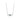 YOUNG BY DILYS' Celestial Eye Green Garnet Necklace with Diamond Trim in 18K White Gold