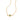 YOUNG BY DILYS' Celestial Eye Green Garnet Necklace with Diamond Trim in 18K Yellow Gold