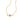 YOUNG BY DILYS' Celestial Eye Pink Sapphire Necklace with Diamond Trim in 18K Yellow Gold