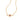 YOUNG BY DILYS' Celestial Eye Ruby Necklace with Diamond Trim in 18K Yellow Gold