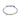 YOUNG BY DILYS' Celestial Eye Thread Bracelet in Blue Sapphire