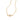 YOUNG BY DILYS' Celestial Eye White Diamond Necklace with Diamond Trim in 18K Yellow Gold