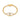 YOUNG BY DILYS' Celestial Eye White Diamond Ring with Diamond Trim in 18K Yellow Gold