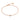 YOUNG BY DILYS' Celestial Eye Green Garnet Chain Bracelet with Diamond Trim in 18K Rose Gold