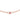 YOUNG BY DILYS' Celestial Eye Pink Sapphire Chain Bracelet with Diamond Trim in 18K Rose Gold