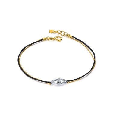 Celestial Eye Diamond Trim Bracelet, White Diamond