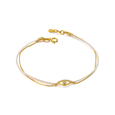 Celestial Eye Diamond Trim Bracelet, Fancy Color Diamond