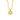 YOUNG BY DILYS' Lucky Coin 常在我心 Thread Necklace in 18K Yellow Gold