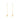 YOUNG BY DILYS' Yellow Gold Om Earrings in White Diamond